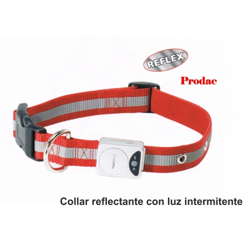 Collar Reflectante Con Luz Intermitente 15x300/400